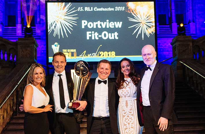 Portview Named Contractor of the Year at Global RLI Awards
